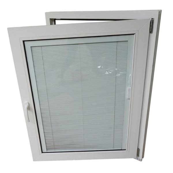 Swing Open Style Windproof Hurricane Impact Glass UPVC PVC fenêtre de coffrage pour une plus grande durabilité