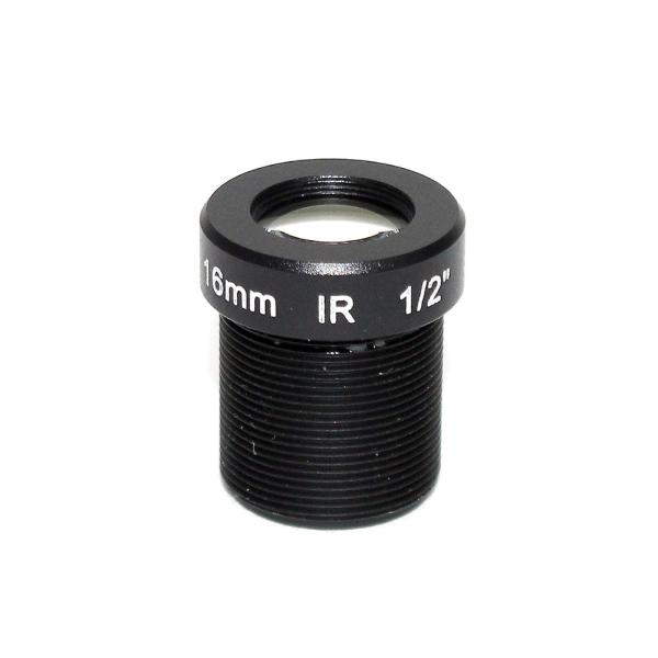 HD 5.0Megapixel 16mm CCTV Lens M12 IP Camera Lens F2.0 M12*P0.5 Fixed Iris 1/2 Image Format 96Degree Viewing Angle