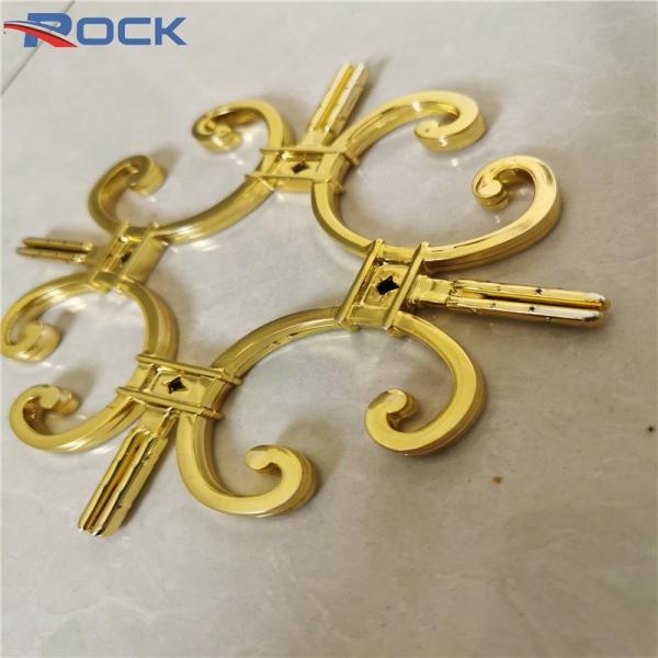 Decoration Fittings Uv Electroplate Aluminium Astragal Bars Connector