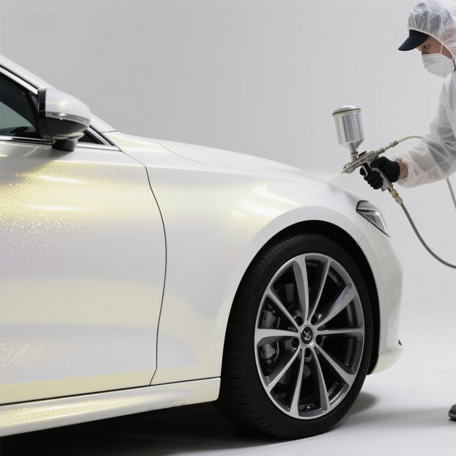 Refinish Car Paint and consistent automotive paint systems suitable for in professional auto body repair and refinishing Crystal Yellow Pearl