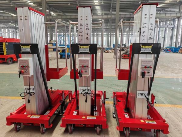 Electric Scissor Lift 550 lbs Capacity 8m 26.25 feet Height Mobile and Versatile