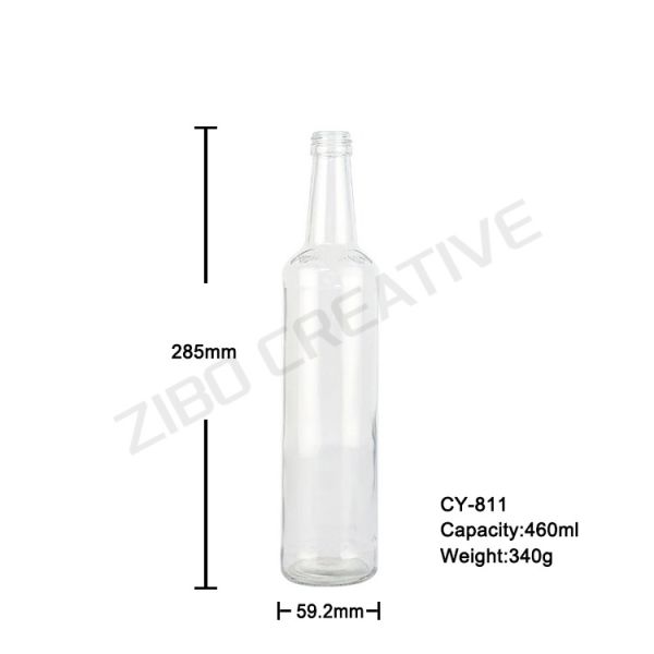 460ml Flint Beverage Glass Bottle Screw Top For Juice 340g CY-811