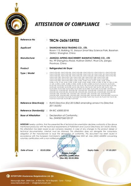 Jiangsu Jufeng Machinery Manufacturing Co., LTD