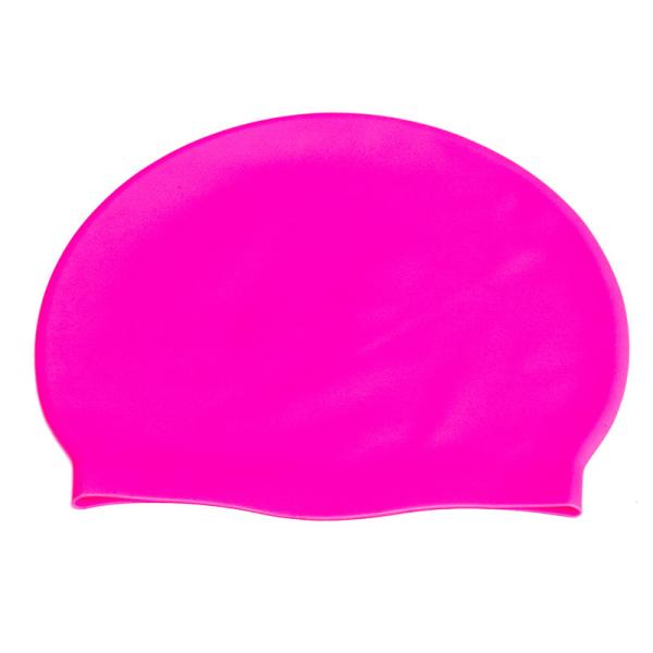 Silicone Swimming Hat 65g Black Stylish Waterproof Swimming Cap Adults