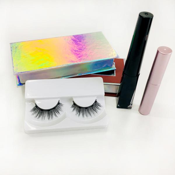 Popular Waterproof Magnetic Liquid Eyeliner , 3D Silk Magnetic Eyelashes Eyeliner