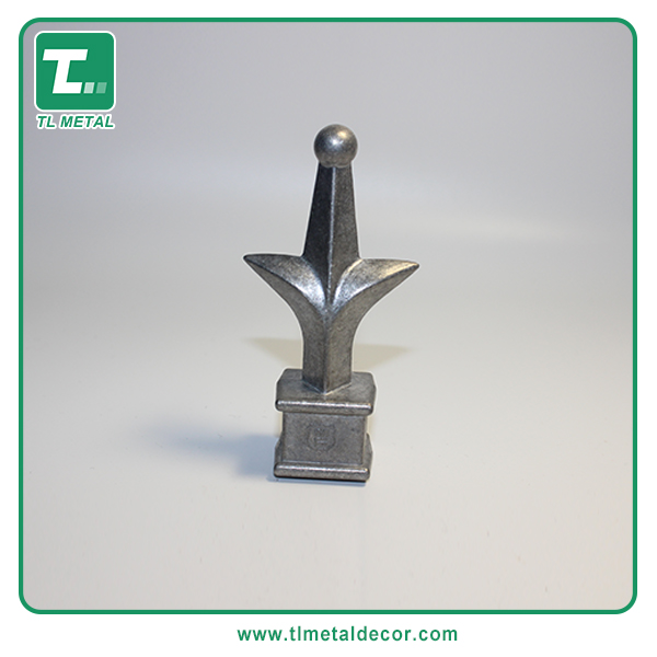 Manufacture aluminum die casting  fence picket spearheads finial ornaments 5/8