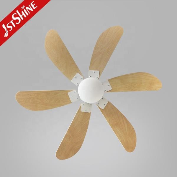 1stshine Decorative MDF Blades Electric DC Motor Ceiling Fan com controle remoto