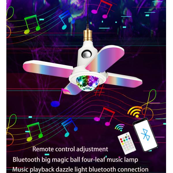 Музыка играя диктора электрической лампочки СИД E27 Bluetooth с регулятором RGB
