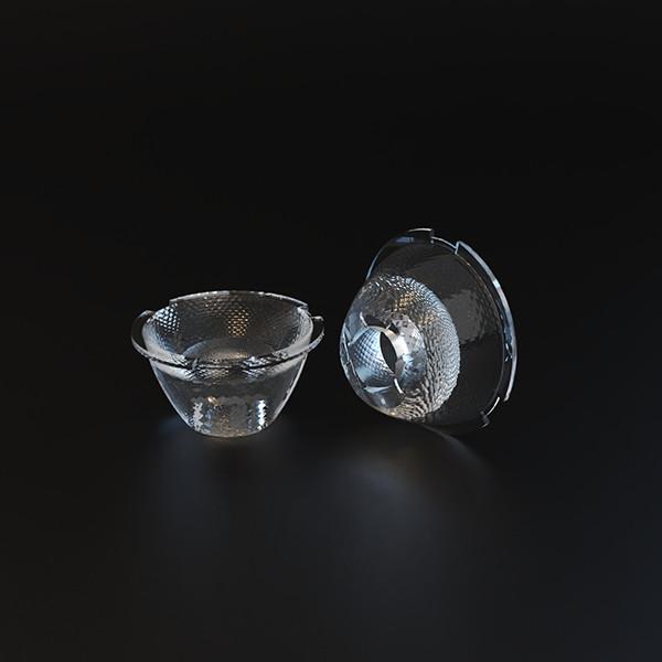 RGBCW Color Mixing PC Plastic LED Lens VA 36° Spot Light Lens