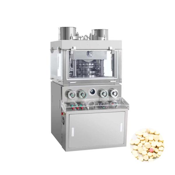 PLC Control Tablet Pressing Machine / Tablet Forming Machine With Emergency Stop Button