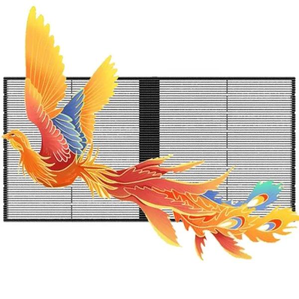 1000x500mm Transparent Led Video Wall 4500cd Brightness For Indoor Event