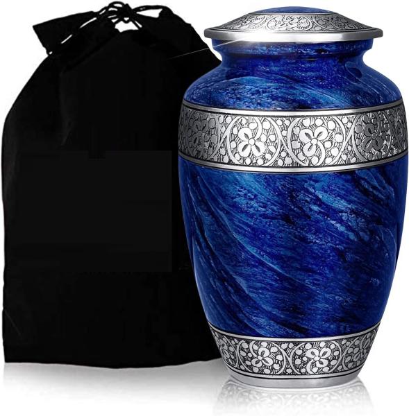 Urn for Human Ashes Adult Memorial Funeral Cremation Large Burial Urns (Adult Cremation Urn)