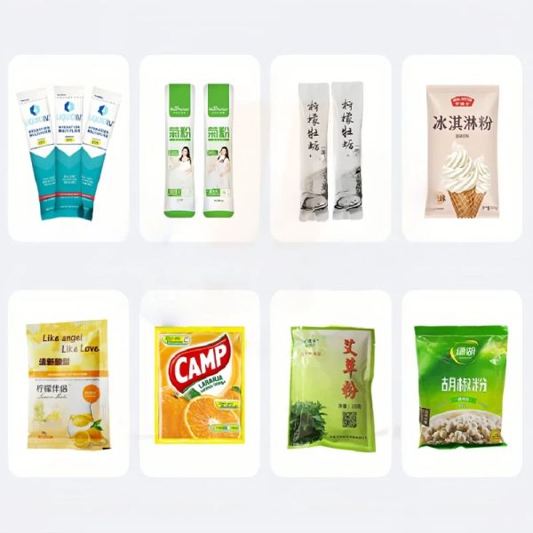 Multi Column Liquid Stick Pack Machine Back Seal Powder Packaging Machine 380V