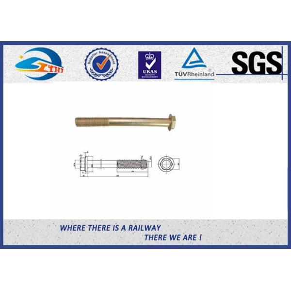 Болты и гайки тоннеля проекта ДИН931 железнодорожные с обработкой покрытой цинком