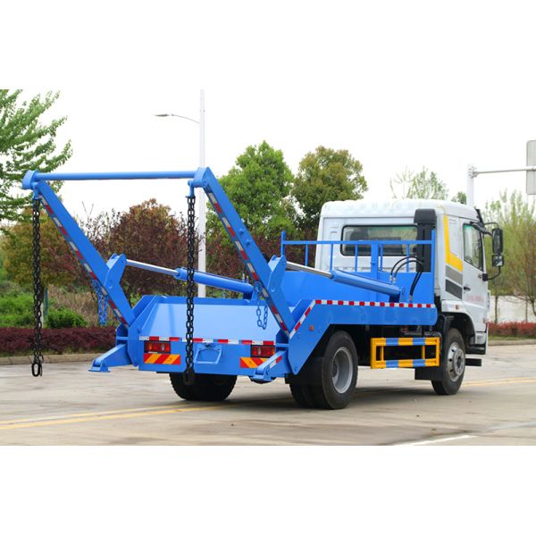 Swing Arm Sanitation Truck 8/10m³ Large Capacity Waste Bins