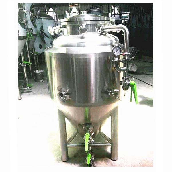 Tanques de fermentação de cerveja de 100 litros totalmente automatizados para o processamento de álcool no local de fermentação
