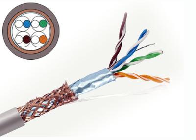 Câble LAN d'en cuivre de Cat5e, câble LAN d'Ethernet 4 paires de câble de SFTP 1000 pi