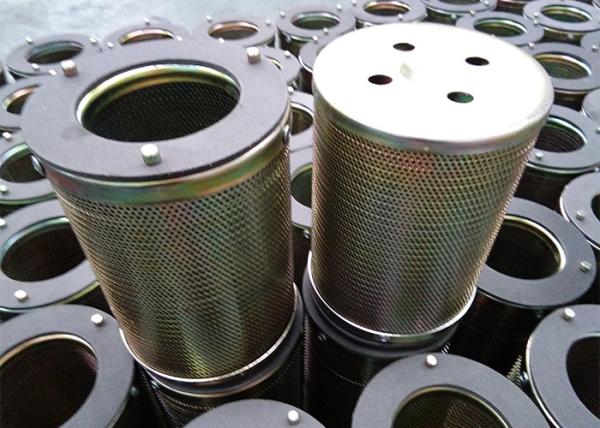 Airport HVAC Ventilation system Hepa Activated Carbon Air Filter Cylinder 145mm X 450mm For Odor Smell Air Filtration