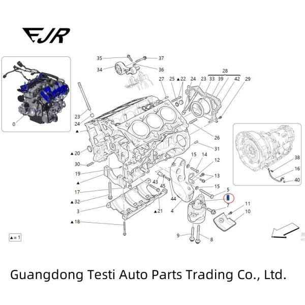 OE NO. 670004870 670004871 Engine Mounts For Ghibli Quattroporte 2WD 3.0