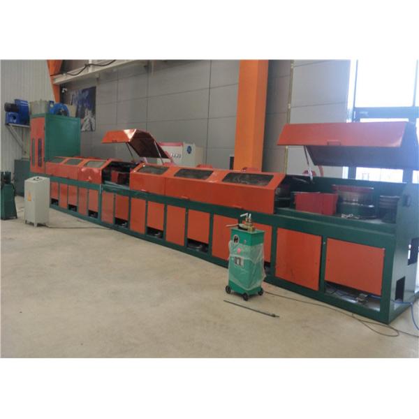 Max Speed 12m/s Easy Operation Continues Iron Straight Line Wire Drawing Machine