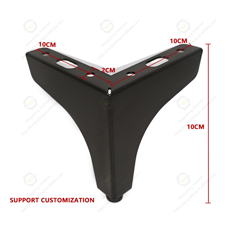 Light Luxury Metal Furniture Legs for Sofa Bed Chair & Coffee Table-Modern Design Durable Iron Outdoor Use