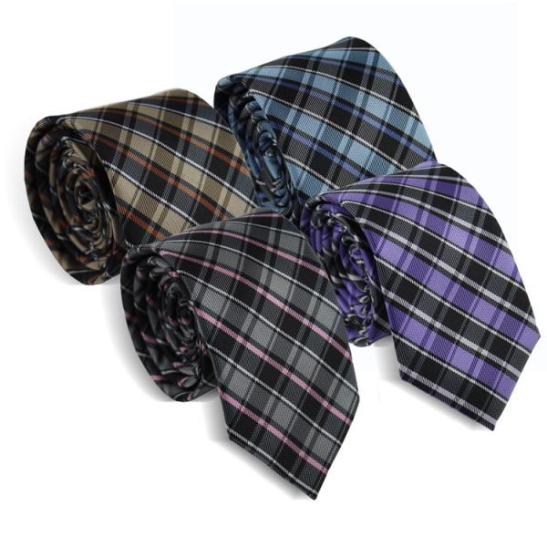 Latest checked Polyester Necktie