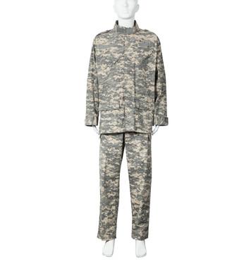 Mandarin Collar Durable Army BDU Uniform Rip Stop Digital Desert Camouflage