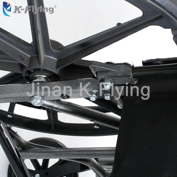 Кресло-коляска облегченной алюминиевой складчатости пожилая неработающая ручная