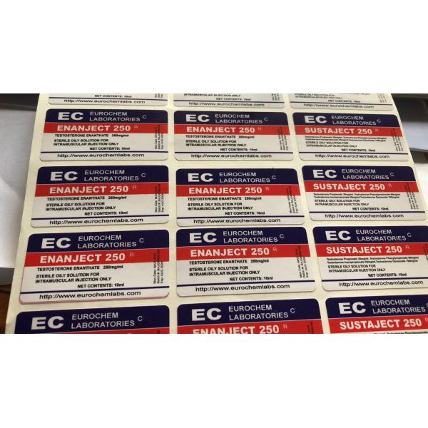 Tren Enanthate 10ml Vial Labels On Vinyl For Anabolic
