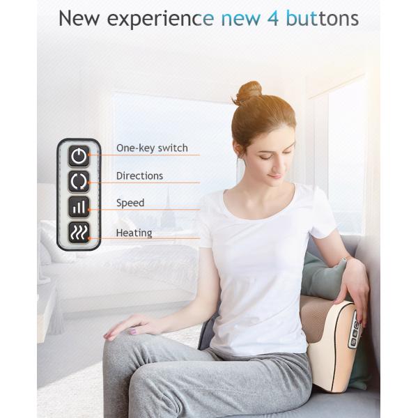 Infrared Heated Neck Massage Pillow Magnetic Therapy For Health Care Relaxation