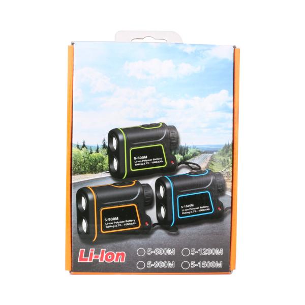 Portable 6X 25mm 5-1200m Laser Range Finder Distance Meter Telescope for Golf, Hunting , Outdoor Activity and ect.