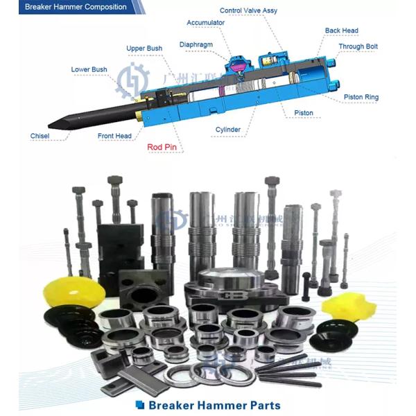 Части выключателя BRH125 BRH250 BRH501 гидравлические на BRH 125 сдваивающий шатун болта винта 501 молотка собирая