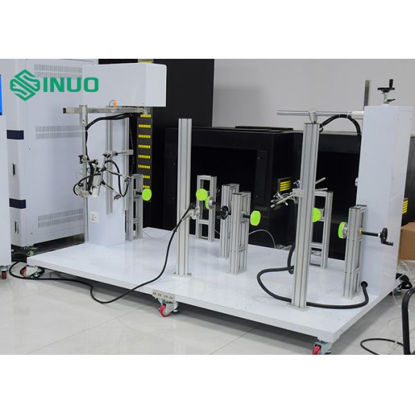 Washing Machine Door Endurance Testing Equipment IEC 60335-2-7 Dual-Station Durability Tester