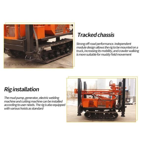 тип буровая установка Crawler 180m воздуха для водяной скважины