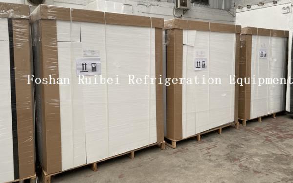 Vertical 5 Layer R290 Commercial Glass Door Freezer Showcase