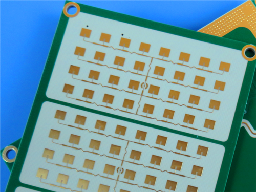3-Layer RF Hybrid PCB: RO3006 + Tg170 FR-4, 0.86mm Thickness, No Solder Mask for RF Applications