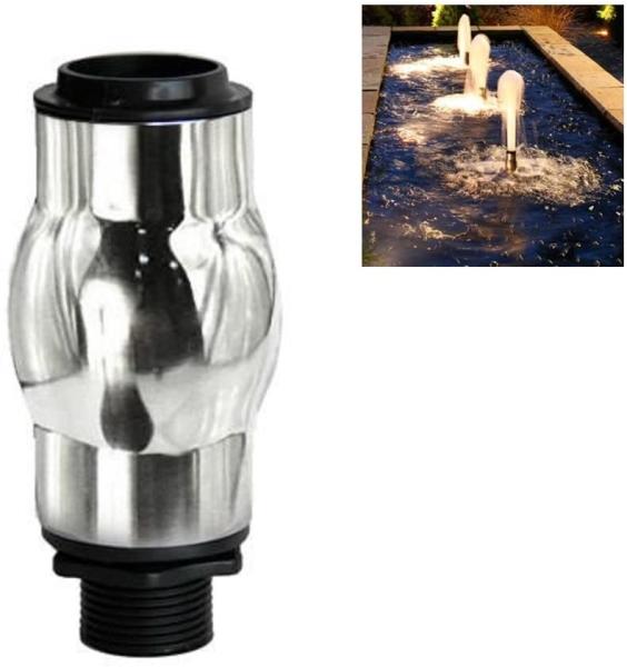 1 fonte de água espumoso plástica de aço inoxidável Jet Nozzle da espuma