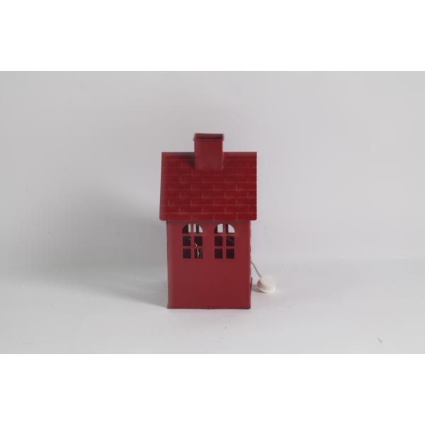 Customized Metal Christmas Lanterns Decoration Red