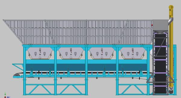 Dry Mobile Batch Plants Dry Containerized Concrete Batch Plants 100 m³/h  Dry mix concrete Plant