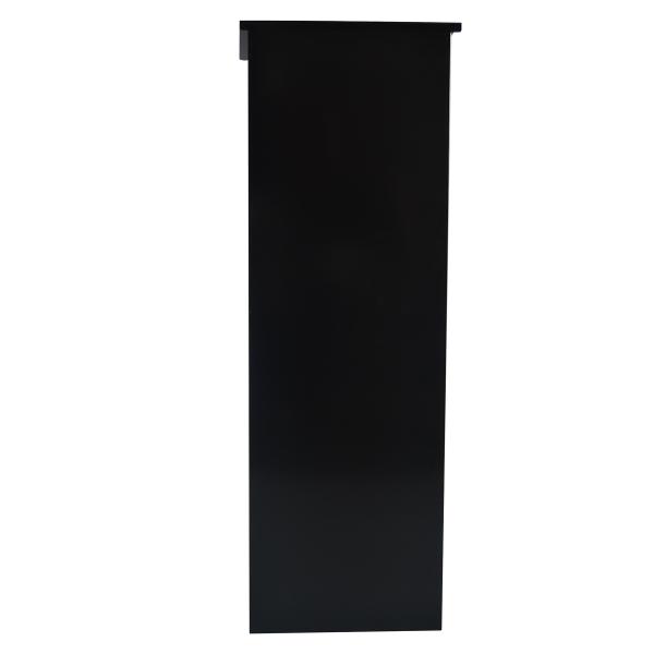 Black  Freestanding Letterbox Provides Adequate Space For Large Parcels