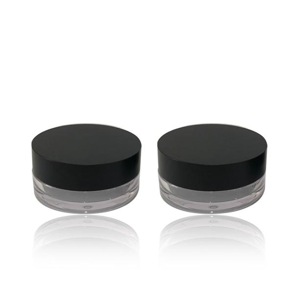 SGS Round Loose Powder Jar Empty Powder Container With Sifter 10g