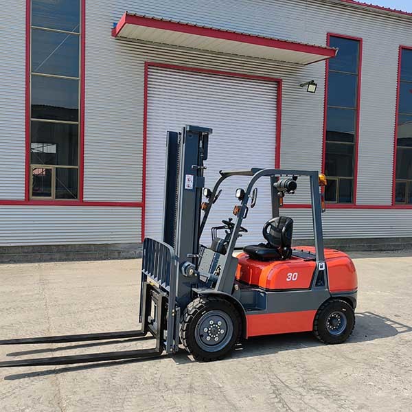 3500kg CPCD35 Diesel Powered Forklift Truck With Duplex Full Free Lift Mast