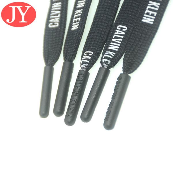 Jiayanag Phthalate Free White color blue aglet stripe plastic TPU soft rubber aglets