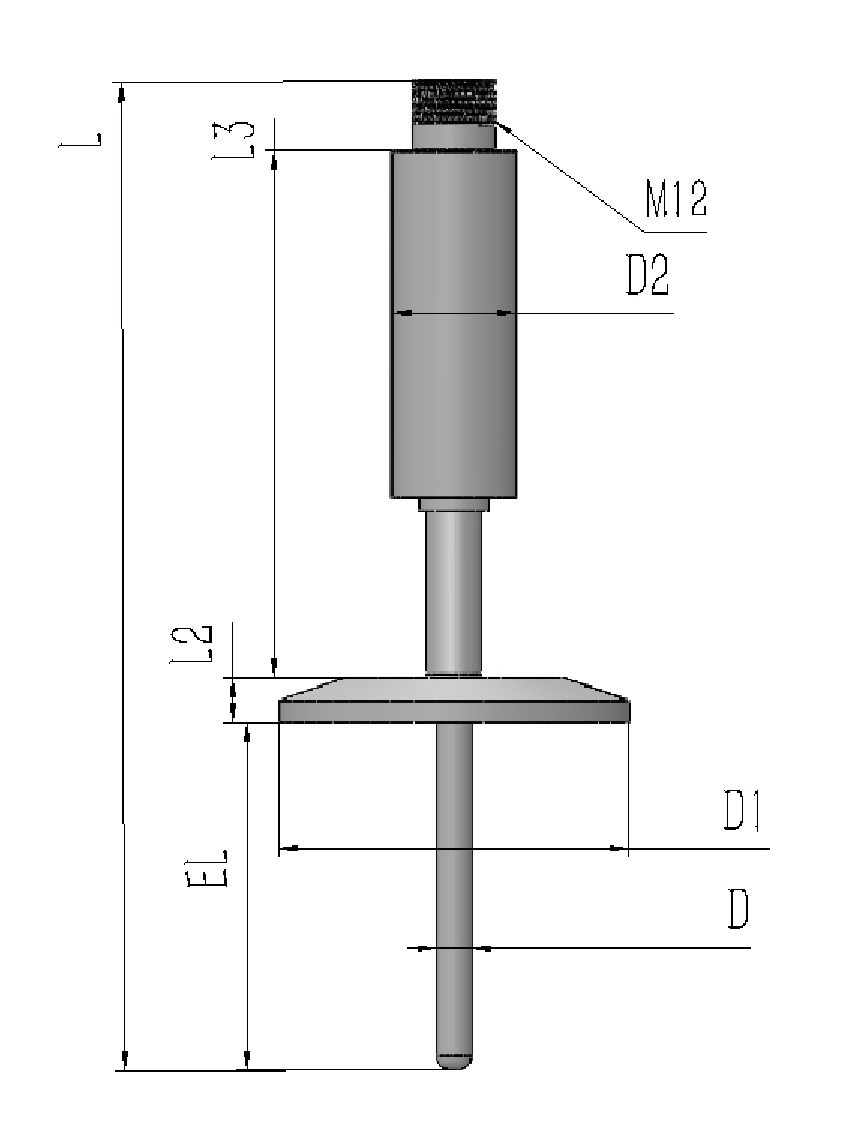 BAIRUI 316L Material Chuck Type Temperature Transmitter 4-20mA Compatible with GA2700 GA2500 TM4811
