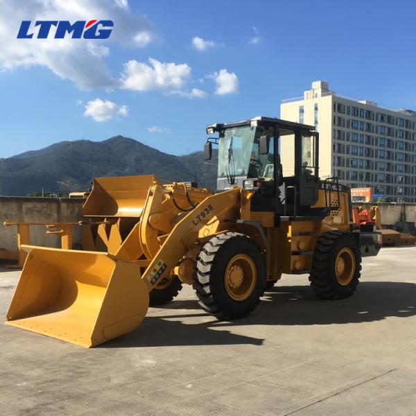 3.5 Ton 5 Ton 938 Wheel Loader Machine , 4 Wheeler Bucket Loader Nylon Tires