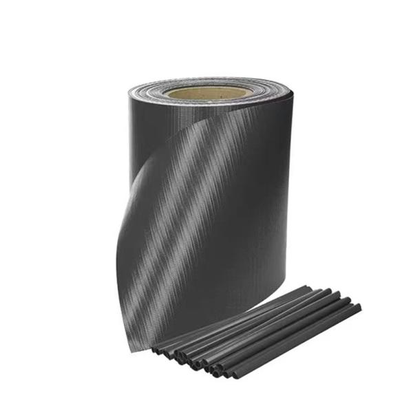 100% poliéster 19cm cerca de jardín PVC barras de cercas paneles de cercas de vinilo extraíbles