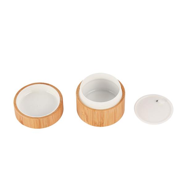 Natural Bamboo PP Liner Cosmetic Cream Jar 10ml 30ml 50ml 100ml 150ml 200ml 250ml