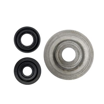 Aço ABS plástico transportador de rolos Capas de extremo de rolos Indústria de mineração Rodígio de rolos para tubos