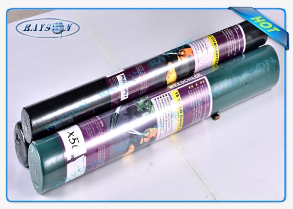 Customized 50gsm Black Non Woven Landscape Fabric 100% Fresh PP