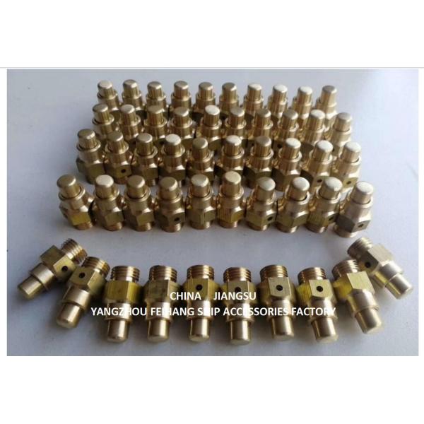 Самозакрывающие вентиляционные клапаны для прослушивающей трубы DN6, самозакрывающий вентиляционный клапан с пружинным нагрузкой Материал корпуса клапана Бронза / латунь